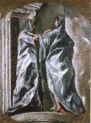 El Greco The Visiation oil painting reproduction